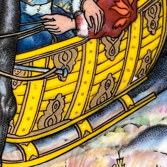 Heinrich Villeroy & Boch Russian Fairy Tale Plate The Hare & The Troika Germany - Picture 9 of 13